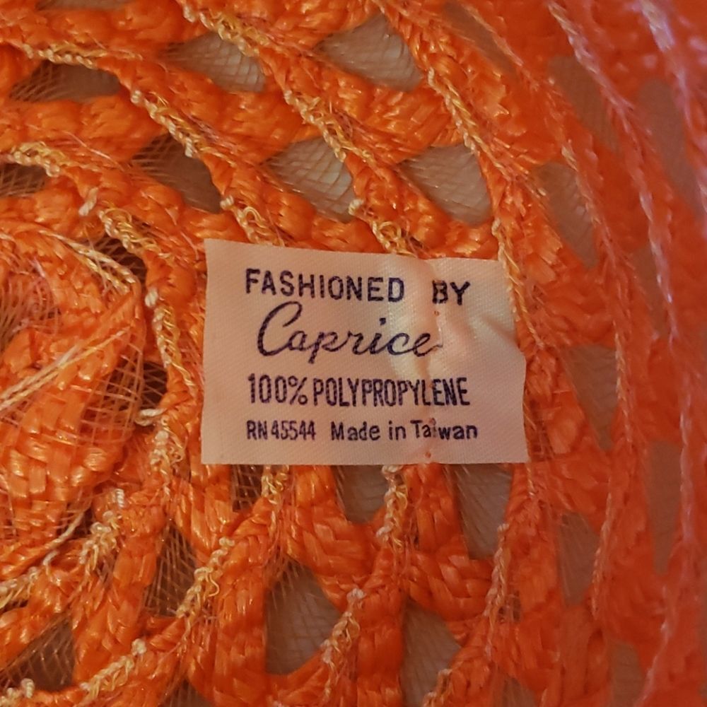Caprice Peachy Floral Hat - Picture 6 of 7